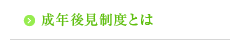 成年後見制度とは