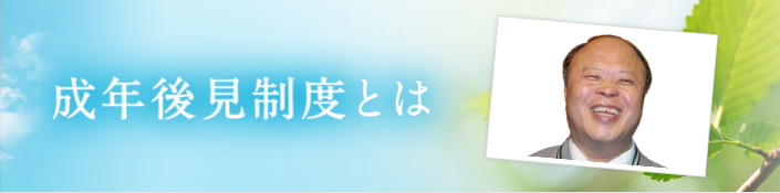 成年後見制度とは